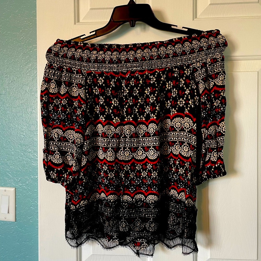 Off the shoulder blouse